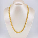 Cadena Cubana 14.8g / 50cm / 6.6mm Oro Amarillo 18K (Oferta)