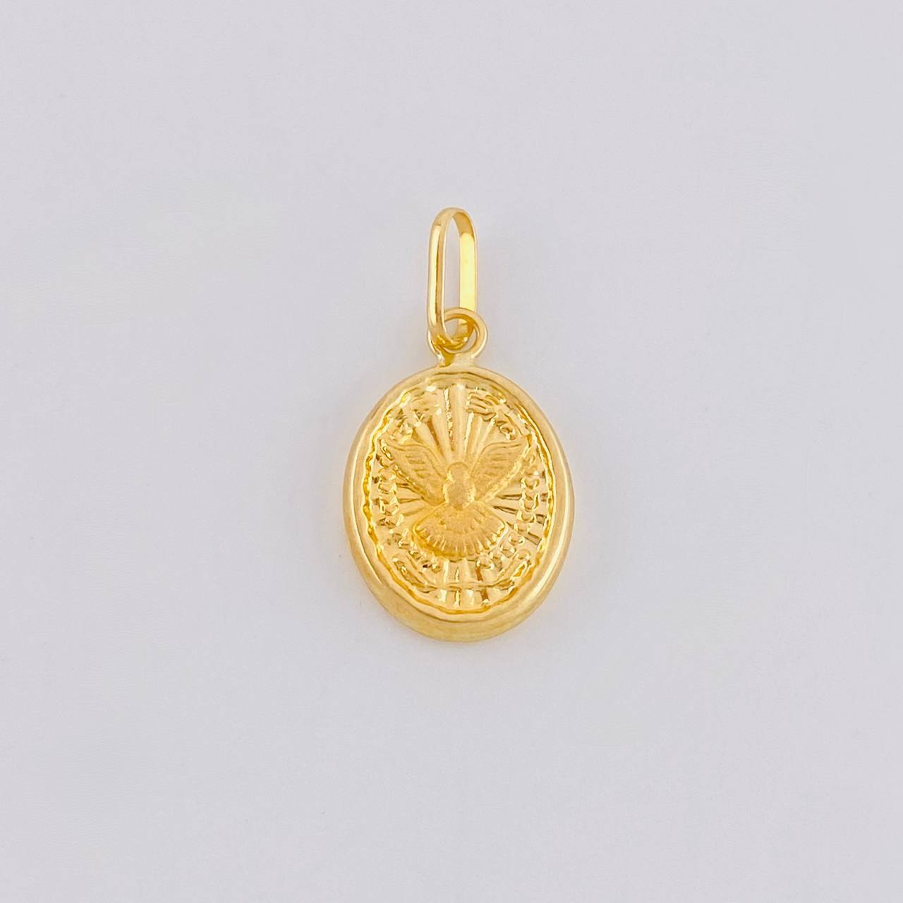 Dije Espíritu Santo Mate 0.55g / 2cm Oro Amarillo 18K