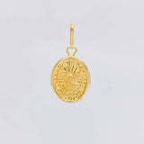 Dije Espíritu Santo Mate 0.6g / 2cm Oro Amarillo 18K