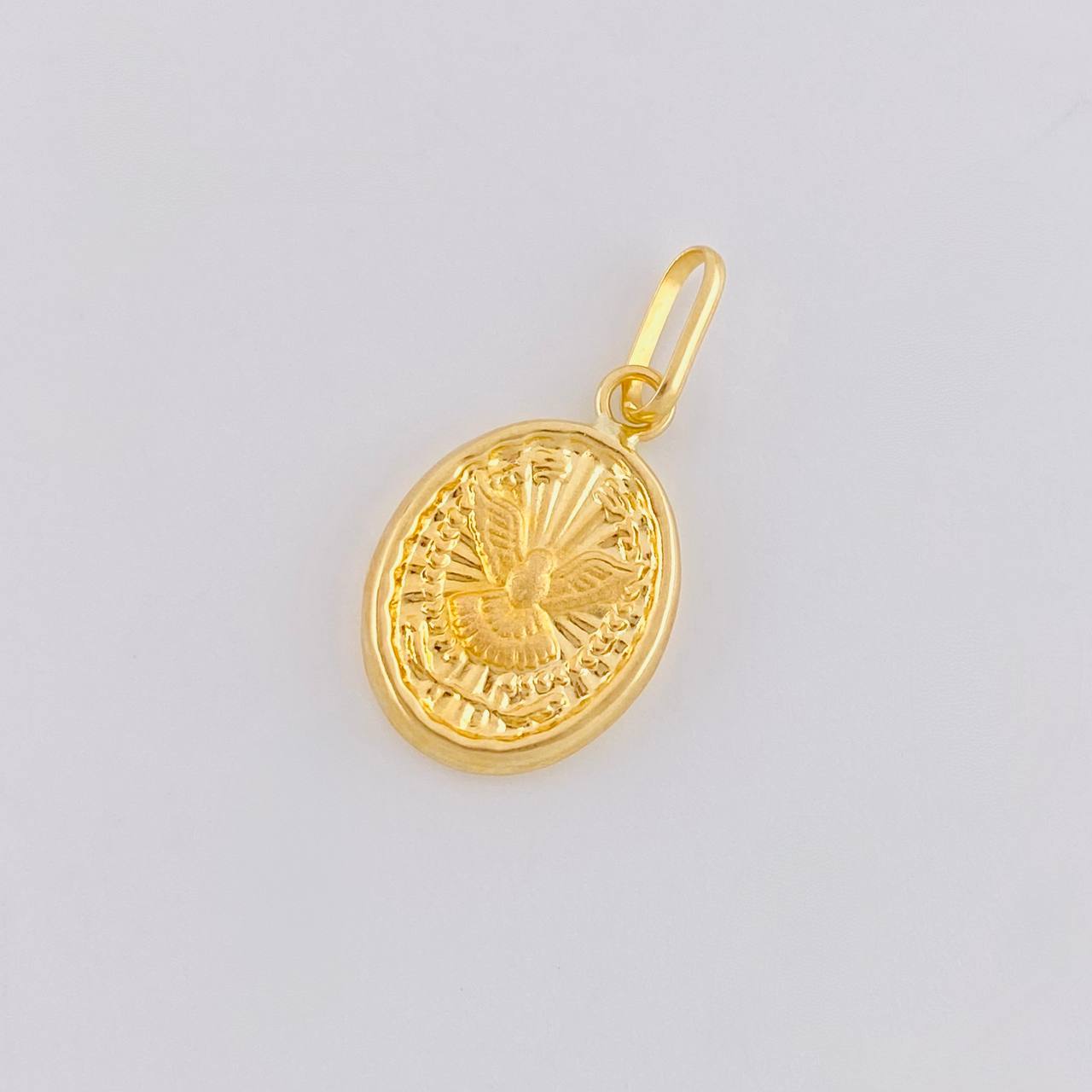 Dije Espíritu Santo Mate 0.6g / 2cm Oro Amarillo 18K
