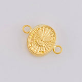 Herraje Espíritu Santo 0.4g / 1.4cm Oro Amarillo 18K
