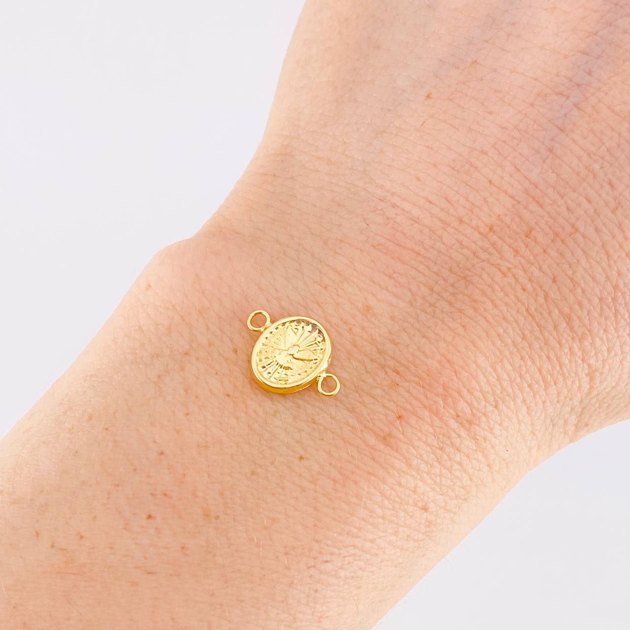 Herraje Espíritu Santo 0.35g / 1.4cm Oro Amarillo 18K