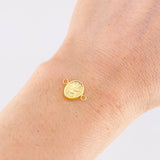 Herraje Espíritu Santo 0.6g / 1.4cm Oro Amarillo 18K