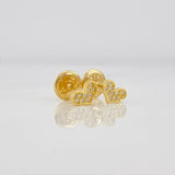 Topos Corazon 0.6g / 5.57mm Oro Amarillo 18K