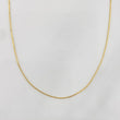 Cadena Veneciana 0.95g / 45cm / 0.6mm Oro Amarillo 18K