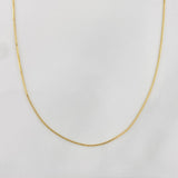 Cadena Veneciana 0.95g / 45cm / 0.6mm Oro Amarillo 18K