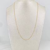 Cadena Veneciana 0.95g / 45cm / 0.6mm Oro Amarillo 18K