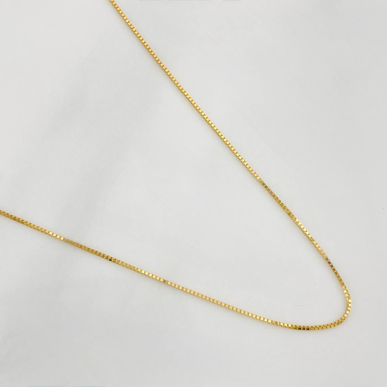 Cadena Veneciana 0.95g / 45cm / 0.6mm Oro Amarillo 18K