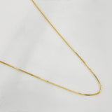 Cadena Veneciana 0.95g / 45cm / 0.6mm Oro Amarillo 18K