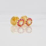 Topos Halo Circulo 0.65g / 4.54mm Oro Amarillo 18K