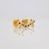 Topos Cruz 0.9g / 5.8mm Oro Amarillo 18K