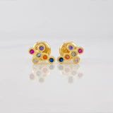 Topos Cruz 0.9g / 5.8mm Oro Amarillo 18K