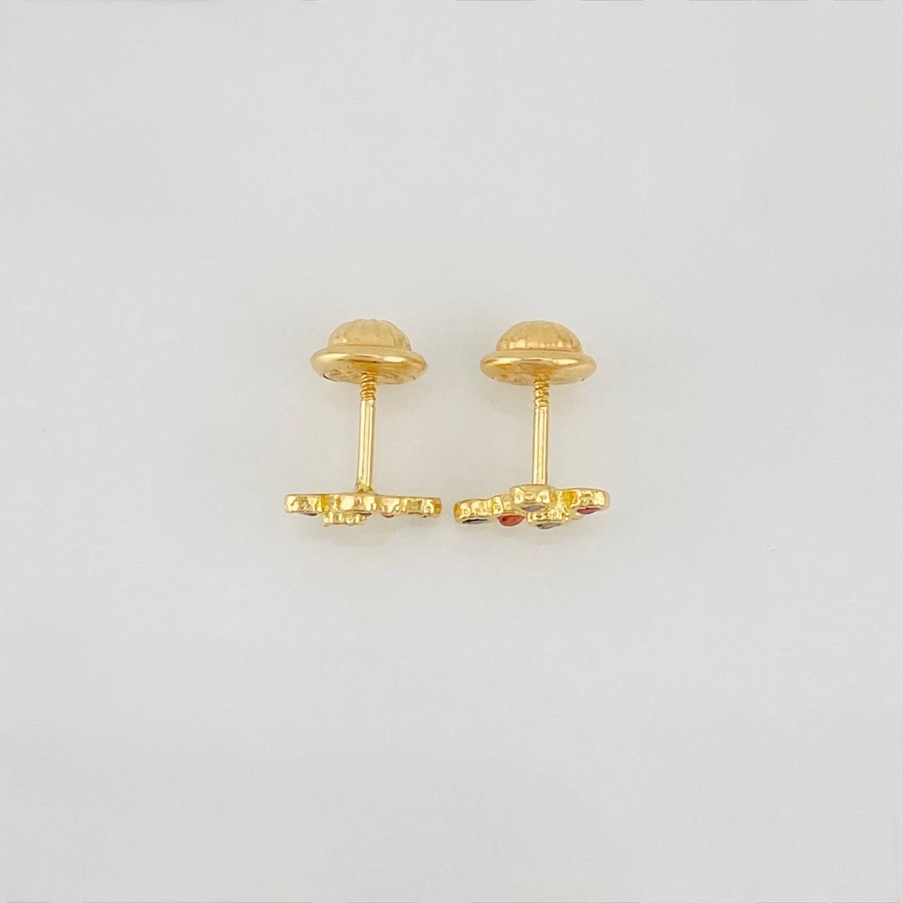 Topos Cruz 0.9g / 5.8mm Oro Amarillo 18K