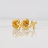 Topos Cruz 0.7g / 5.24mm Oro Amarillo 18K