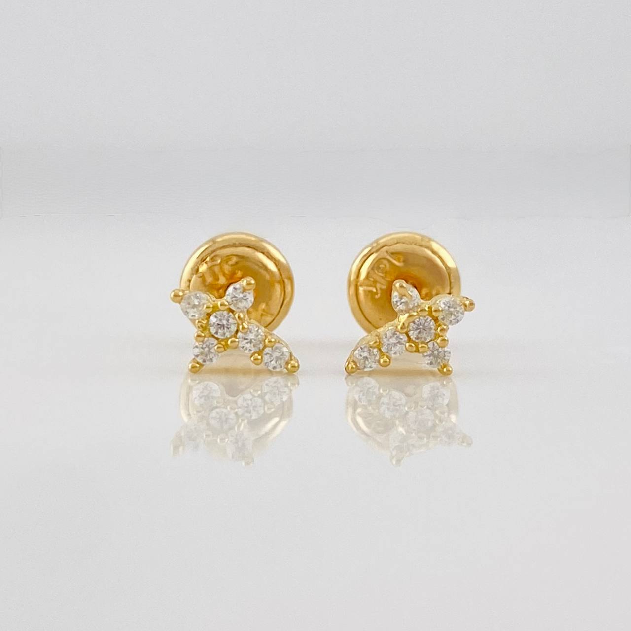 Topos Cruz 1.05g / 7.72mm Oro Amarillo 18K