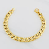 Pulso Cubano 9.85g / 21cm / 9.1mm Oro Amarillo 18K