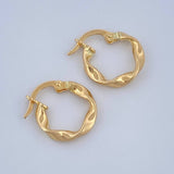 Candongas Azir 0.95gr / 1.5cm / Oro Amarillo 18K %