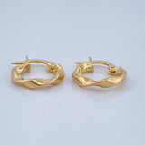 Candongas Azir 0.95gr / 1.5cm / Oro Amarillo 18K %