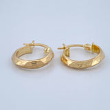 Candongas Lucero 1gr / 1.5cm / Oro Amarillo 18K %