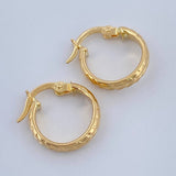 Candongas Kuki 0.9gr / 1.5cm / Oro Amarillo 18K %