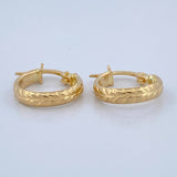 Candongas Kuki 0.9gr / 1.5cm / Oro Amarillo 18K %