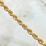 Pulso Lazo 11gr / 21cm / 7.8mm Oro Amarillo +3 18K ©