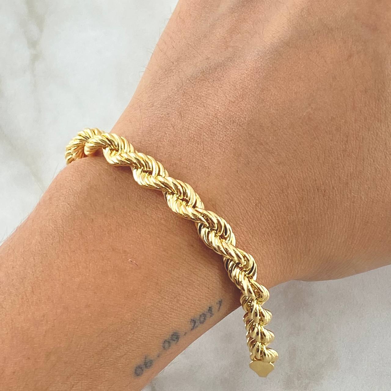 Pulso Lazo 6.3gr / 21cm / 5.5mm Oro Amarillo +3 18K ©