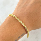 Pulso Lazo 2.95gr / 19cm / 3.2mm Oro Amarillo +3 18K ©