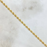 Pulso Lazo 1.15gr / 20cm / 2.1mm Oro Amarillo +3 18K *