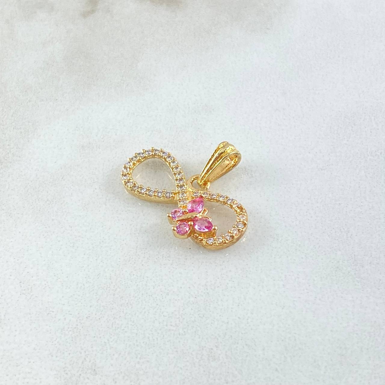 Dije Infinito Mariposa 1.6gr / 2.1cm / Oro 18K
