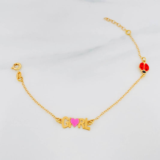Pulso Bebé Rolo Girls 1.5g / 16cm / 0.9mm Oro Amarillo 18K