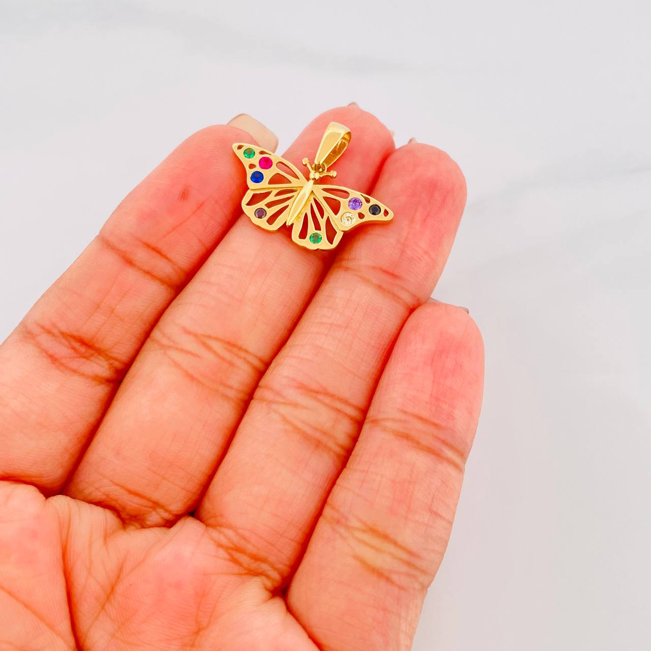 Dije Mariposa 1.95g / 2cm Oro Amarillo 18K