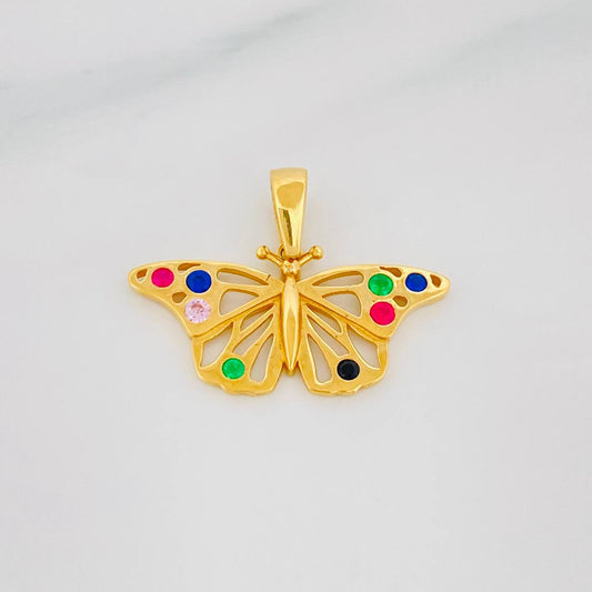 Dije Mariposa 2g / 2cm Oro Amarillo 18K