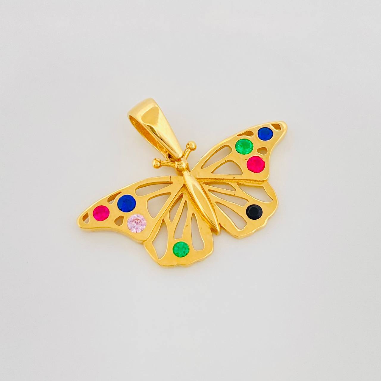 Dije Mariposa 2g / 2cm Oro Amarillo 18K