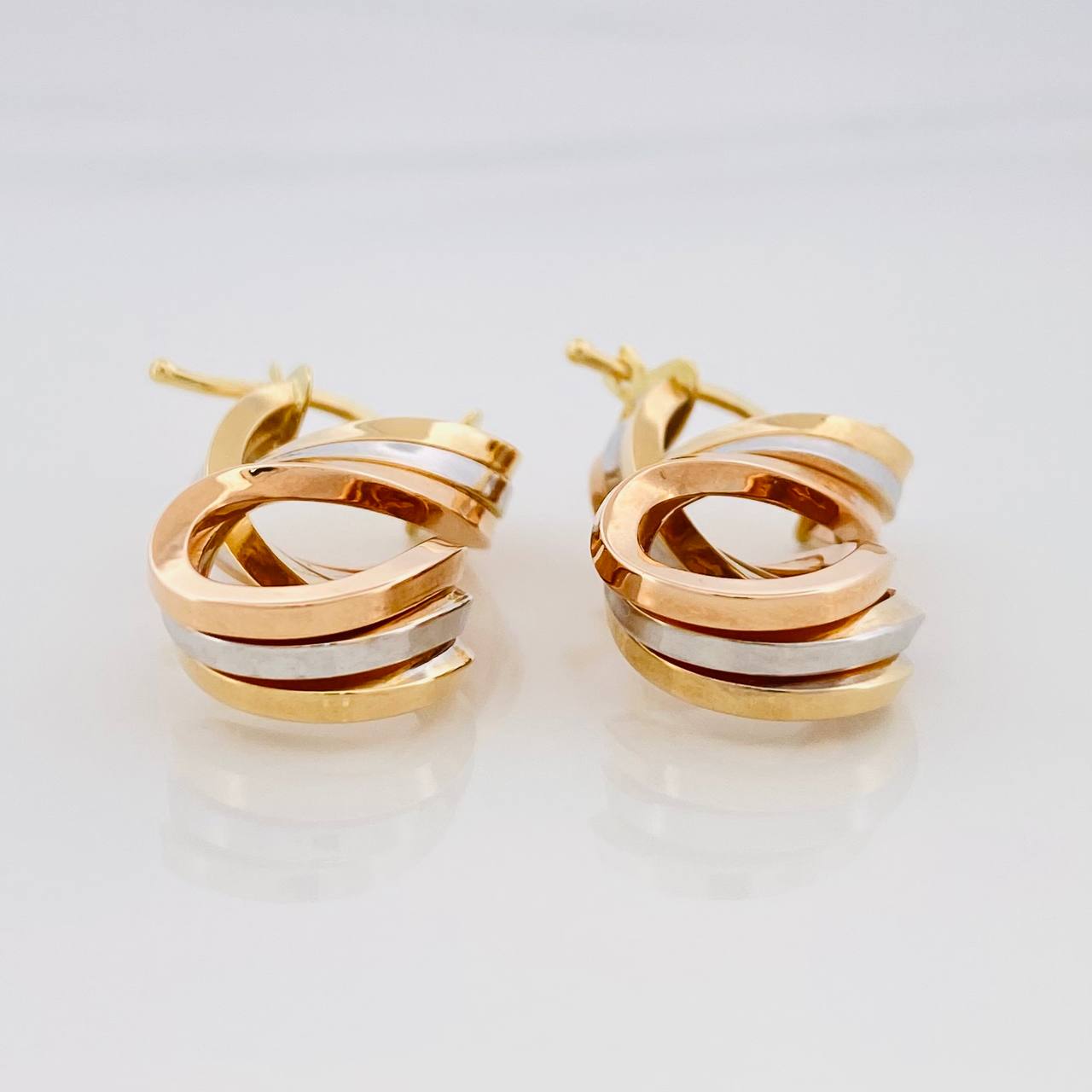 Candongas Carrucel 3.55g / 2.05cm Tres Oros 18K