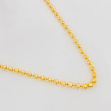 Cadena Militar Diamantada 14.55g / 60cm / 2.45mm Oro Amarillo 18K