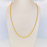 Cadena Militar Diamantada 14.75g / 60cm / 2.45mm Oro Amarillo 18K