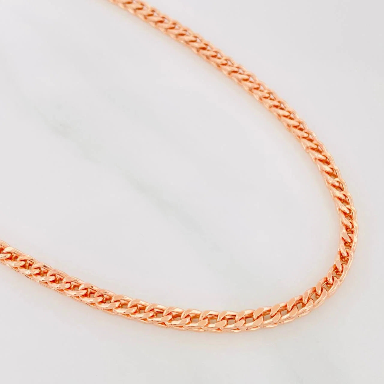 Cadena Franco 14g / 60cm / 2.9mm Oro Rosa 18K