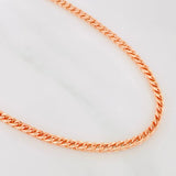 Cadena Franco 14g / 60cm / 2.9mm Oro Rosa 18K