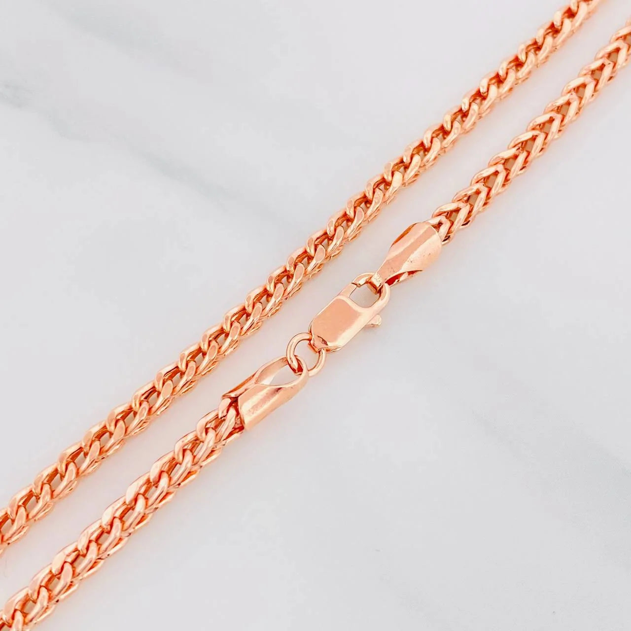 Cadena Franco 14g / 60cm / 2.9mm Oro Rosa 18K