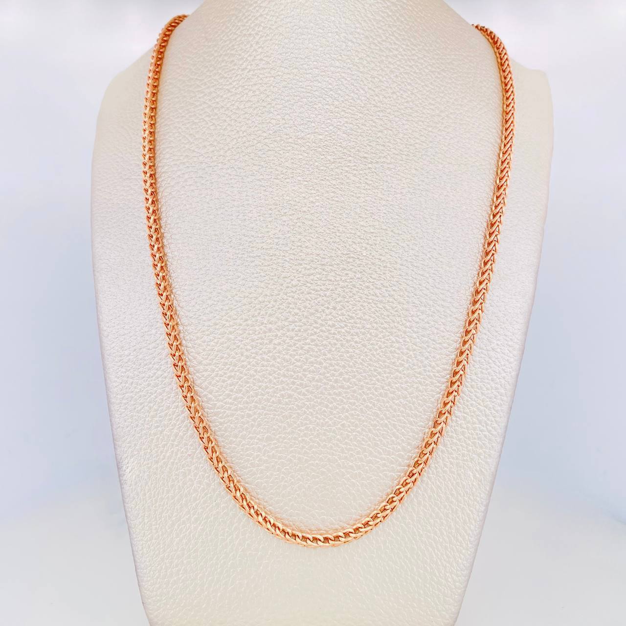 Cadena Franco 14g / 60cm / 2.9mm Oro Rosa 18K