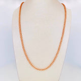Cadena Franco 14g / 60cm / 2.9mm Oro Rosa 18K