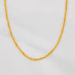 Cadena Singapur 2.15g / 45cm / 1.54mm Oro Amarillo 18K
