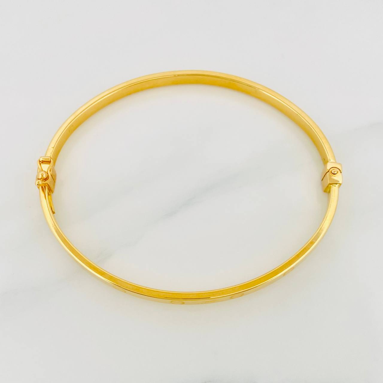 Pulso Aro Tornillo 7.55g / 19cm / 6mm Oro Amarillo 18K