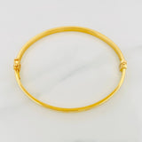 Pulso Aro Tornillo 7.55g / 19cm / 6mm Oro Amarillo 18K