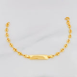 Pulso GC Placa 2.5g / 18cm / 3.75mm Oro Amarillo 18K