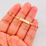 Pulso GC Placa 2.5g / 18cm / 3.75mm Oro Amarillo 18K