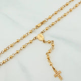 Rosario Virgen Milagrosa 6.45 g / 46.5 cm / 4mm-3 mm Oro Amarillo 18K