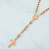 Rosario Virgen De Guadalupe 17.35 g / 40 cm / 6mm-5 mm Oro Rosa 18K