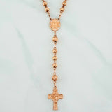 Rosario Virgen De Guadalupe 17.35 g / 40 cm / 6mm-5 mm Oro Rosa 18K